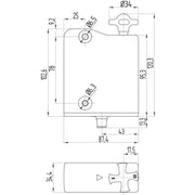 Schmersal - Positionsschalter mit Zuhaltung Sicherheitszuhaltung AZM300Z-ST-1P2P