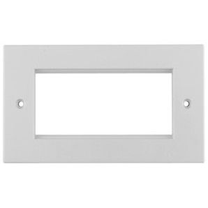 Telegärtner - Abdeckrahmen 100000514 86x146, 4-fach, weiß − 50 Stück