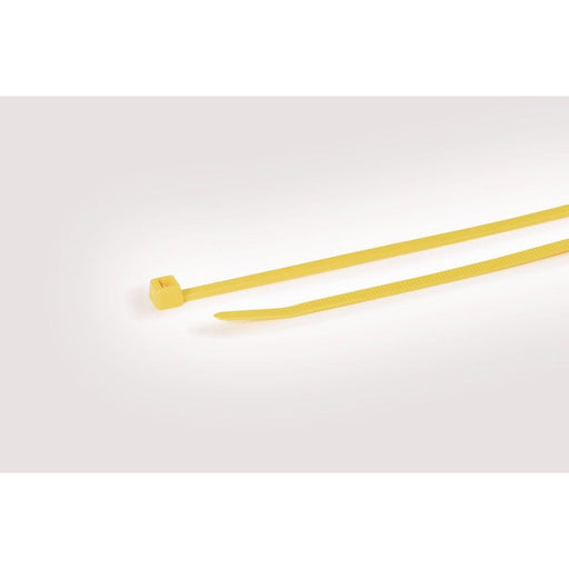 HellermannTyton - Kabelbinder T50R PA66 YE 100 200x4,6mm − 100 Stück