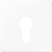 Jung - Abdeckung/Bedienelement für Installationsschalterprogramme Abdeckung aws CD 525 WW für Schlüsselschalt