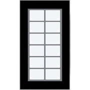Issendorff - Bussystem-Tastsensor Glas-Tastenfeld LCN - GT12B schwarz m. 12 Tasten − 1 Stück