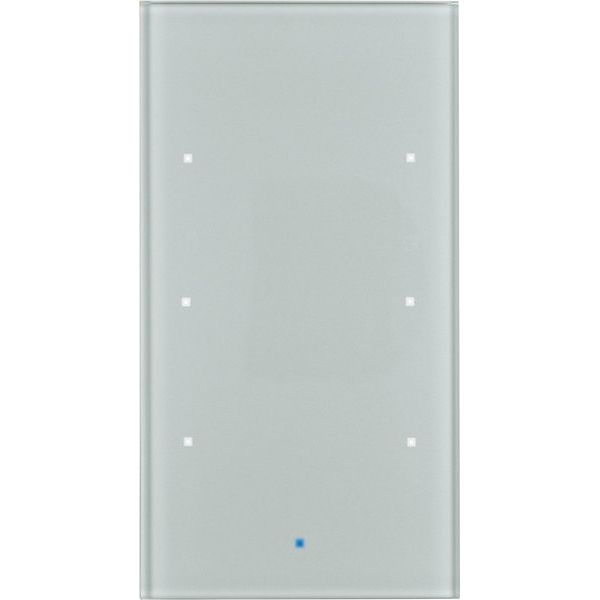 Berker - Bussystem-Tastsensor Glas-Sensor 3fach 75143034 alu