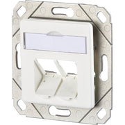 Metz Connect - Kommunikationsanschlussdose Kupfer Keystone Dose UPk 130B20D21102KE 2Port leer rws