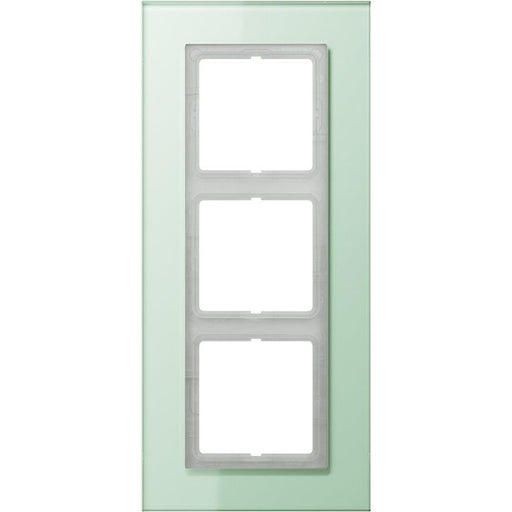 Jung - Abdeckrahmen Rahmen 3-fach mt ws LSP 983 GLAS waage/senkrecht