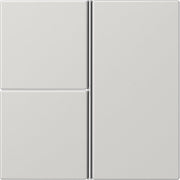 Jung - Abdeckung/Bedienelement für Installationsschalterprogramme Tastensatz 3-fach lgr LS 403 TSA LG komplett