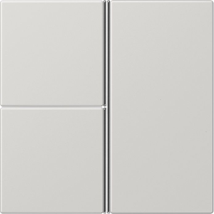 Jung - Abdeckung/Bedienelement für Installationsschalterprogramme Tastensatz 3-fach lgr LS 403 TSA LG komplett