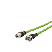 Metz Connect - Patchkabel Kupfer Industrie Verbindungsleitung M12 142M2X12010 1m 8pol. X-kodiert