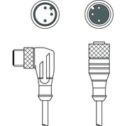 Leuze - Konfektioniertes Sensor-Aktor-Kabel Verbindungsleitung CB-M12-15000-3GF/WM