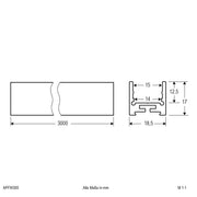 EVN Lichttechnik - Mechanisches Zubehör/Ersatzteile für Leuchten Profil für LED-Stripes APFW300