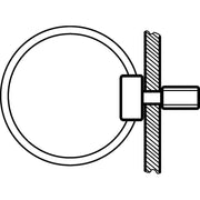 HellermannTyton - Befestigungssockel und -element für Kabelbinder Befestigungssockel TM1SF-N66-NA-C1 − 100 Stück