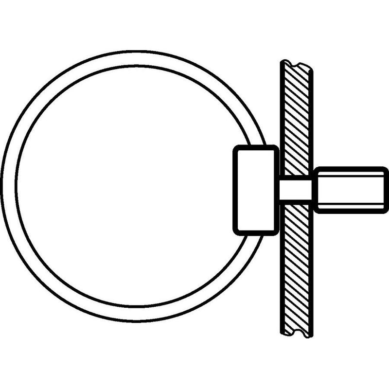 HellermannTyton - Befestigungssockel und -element für Kabelbinder Befestigungssockel TM1SF-N66-NA-C1 − 100 Stück