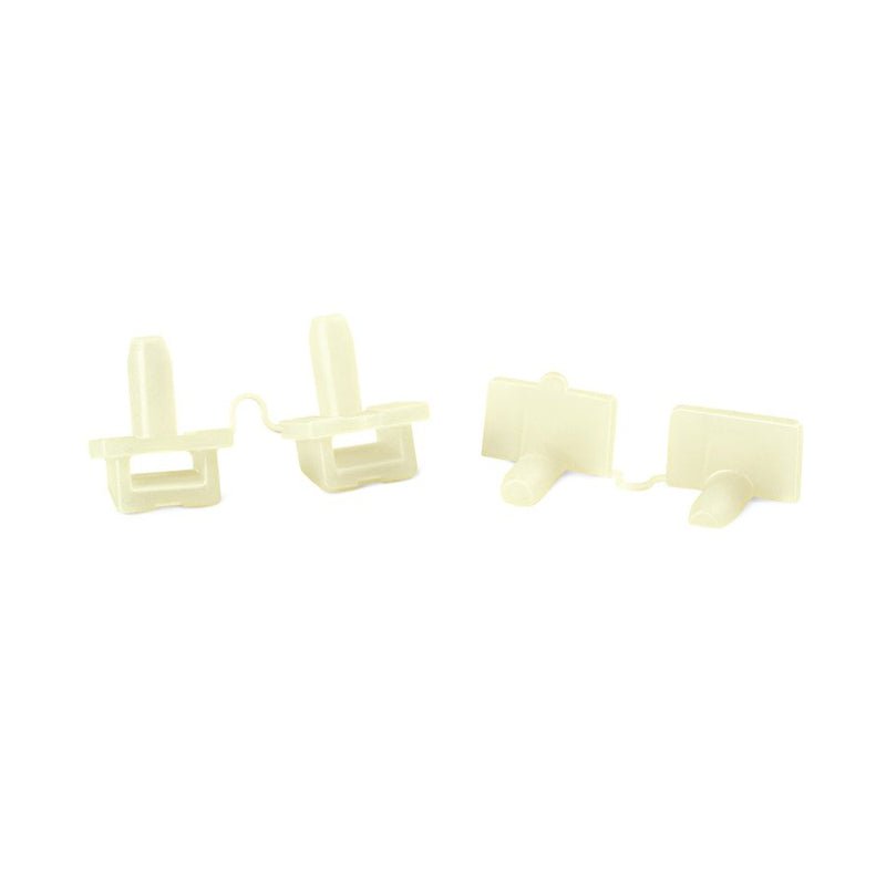 HellermannTyton - Befestigungssockel und -element für Kabelbinder Keilsockel TY5-K3-HS-NA-C1 − 100 Stück