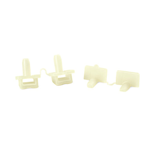HellermannTyton - Befestigungssockel und -element für Kabelbinder Keilsockel TY5-K3-HS-NA-C1 − 100 Stück