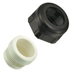 Harting - Kabelverschraubung Halbverschraubung 09000005057 Kunststoff, schwarz − 10 Stück