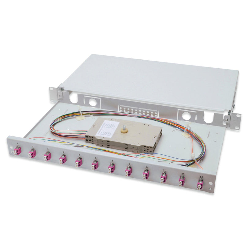 DIGITUS - Patchpanel LWL LWL-Spleißbox DN-96331-4 1HE 12xLC OM4