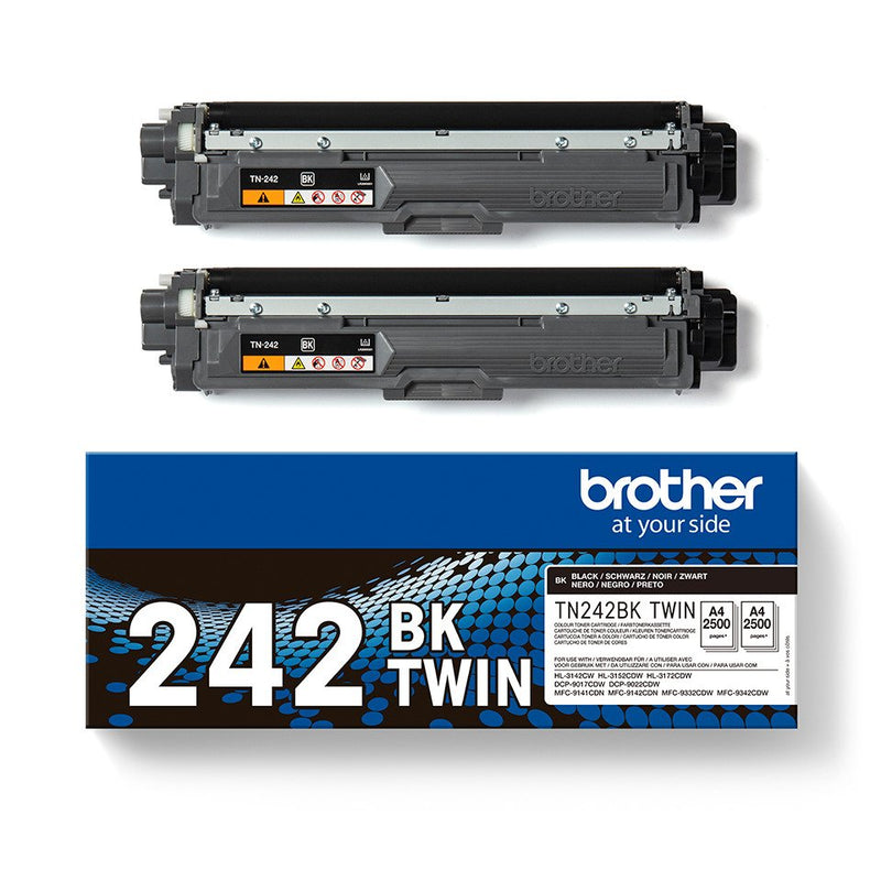 Brother - Verbrauchsmaterial für Telefax/Drucker/MFC Toner TN-242BKTWIN TWIN Pack 2xTN-242BK
