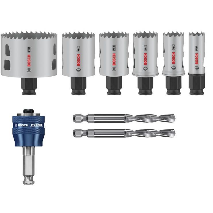Bosch Power Tools - Werkzeugset PRO Multi Material PC Plus 2608594423VE(9) Lochsägen-Set 19-68  − 1 Packung