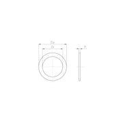 Jacob - Dichtring, flach Anschlussgewinde-Dichtring FD-M25-GR M 25 − 50 Stück