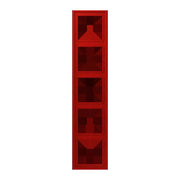 Jung - Abdeckrahmen Rahmen 5-fach LC 985 227 rouge vermillon 31