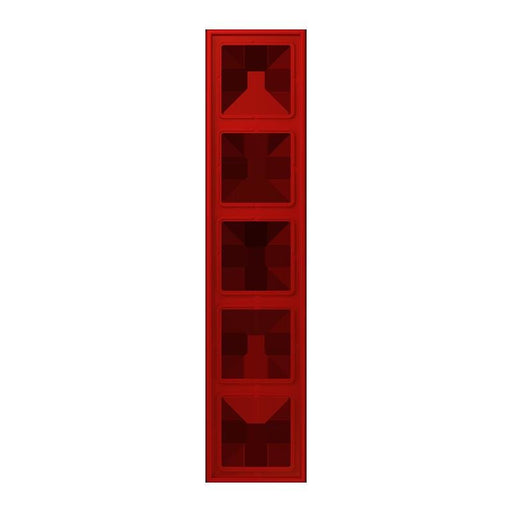 Jung - Abdeckrahmen Rahmen 5-fach LC 985 227 rouge vermillon 31