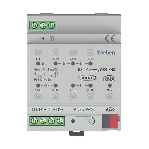 Theben - Bussystem-Systemschnittstelle/Medien-Gateway Schnittstelle 2-Kanal DALI-Gateway S128KNX