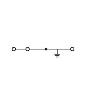 WAGO - Schutzleiter-Reihenklemme Schutzleiterklemme 284-687 0,2-10mmq gn/gelb − 25 Stück