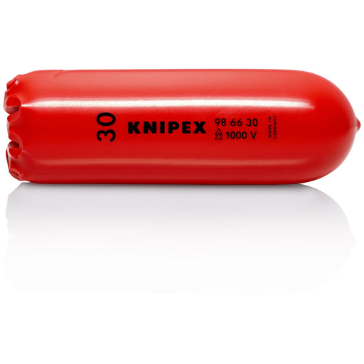 Knipex - Verschlusskappe für Kabelschutzrohre für Erdverlegung Selbstklemm-Tülle 98 66 30 110 mm