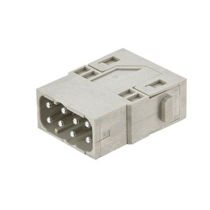 Harting - Kontakteinsatz für Rechtecksteckverbinder Han EE Push-In module male 09140085001 − 2 Stück