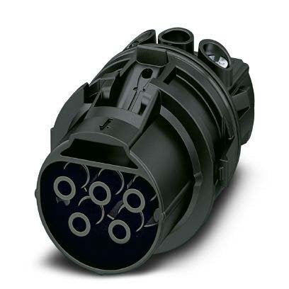 Phoenix Contact - Rundsteckverbinder, Einbau (ohne Leitung) Kontakteinsatz PRC 5-HEAD-FS6-1