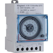 Legrand - Verteilerschaltuhr analog Tagesschaltuhr quarz Legrand 412813 230V 50-60Hz