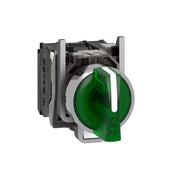 Schneider Electric - Wahlschalter, Komplettgerät Leuchtwahlschalter XB4BK133M5 grün 1S+1Ö 230V