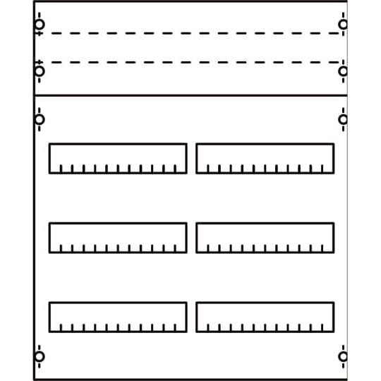 Striebel&amp;John - Verteilerfeld für Installationsverteiler Verteilerfeld 2V0KA − 1 Stück
