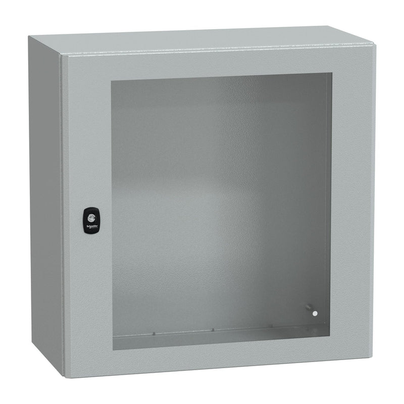 Schneider Electric - Gehäuse/Schaltschrank (leer) Wandschrank RAL 7035 NSYS3D6630T 600x600x300 Sichttür