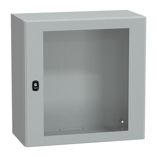 Schneider Electric - Gehäuse/Schaltschrank (leer) Wandschrank RAL 7035 NSYS3D6630T 600x600x300 Sichttür