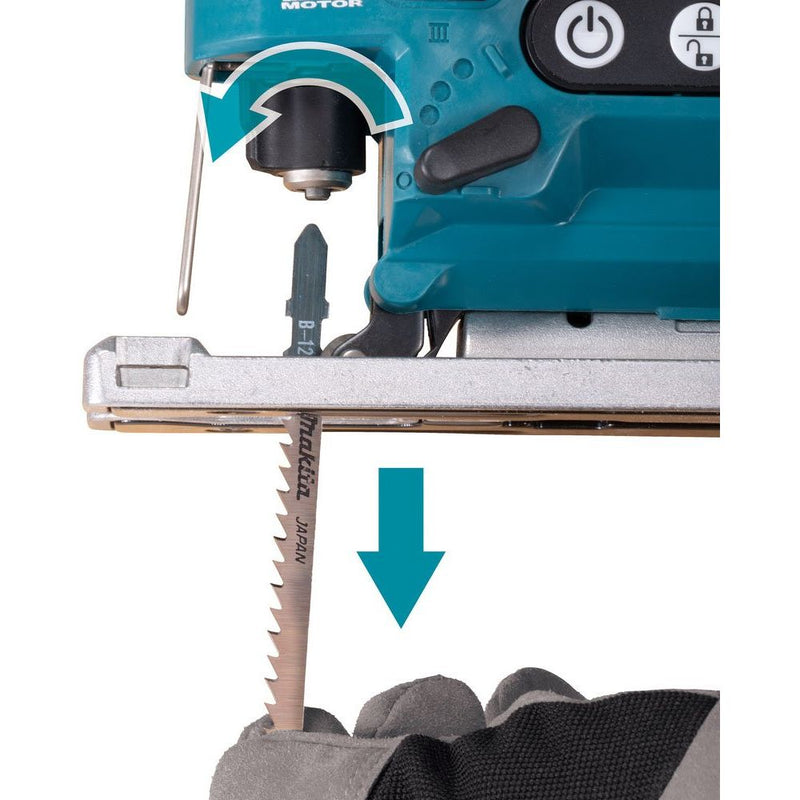 Makita - Stichsäge (Akku) Akku-Pendelhubstichsäge DJV185RF1J 18V / 3,0 Ah