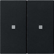 Gira - Bussystem-Tastwippe KNX RF Bedienaufsatz 2-f. 5107005 Schwarz