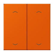 Jung - Abdeckung/Bedienelement für Installationsschalterprogramme Wippe mit Pfeilsymbolen LC 102 P 260 orange vif