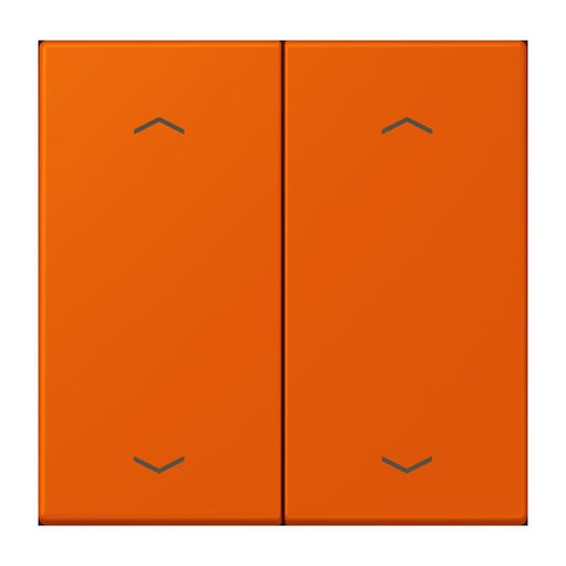 Jung - Abdeckung/Bedienelement für Installationsschalterprogramme Wippe mit Pfeilsymbolen LC 102 P 260 orange vif