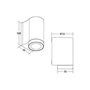 Brumberg Leuchten - Decken-/Wandleuchte LED-Wandanbauleuchte 230V 10130183 3000/4000/5700K