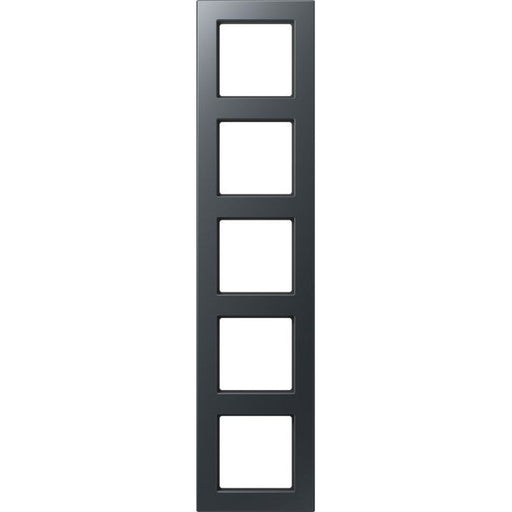 Jung - Abdeckrahmen Rahmen 5-fach A 5585 BF ANM waage/senkrecht