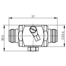 Telegärtner - Überspannungsableiter für Informations-/MSR-Technik N-Überspannungsableiter 100024241 (F-F) 90V 50Ohm