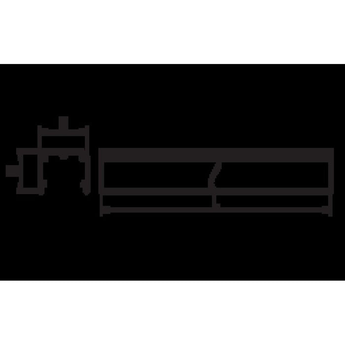 Ridi-Leuchten - Tragschiene für Lichtbandsystem Tragschiene silber, 13x2,5 VL2TM 1500-13 SI L=1500mm 13-polig  − 1 Stück
