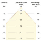 EVN Lichttechnik - Downlight/Strahler/Flutlicht LED-Fluter LFA1502S IP65, 3000K 1100lm
