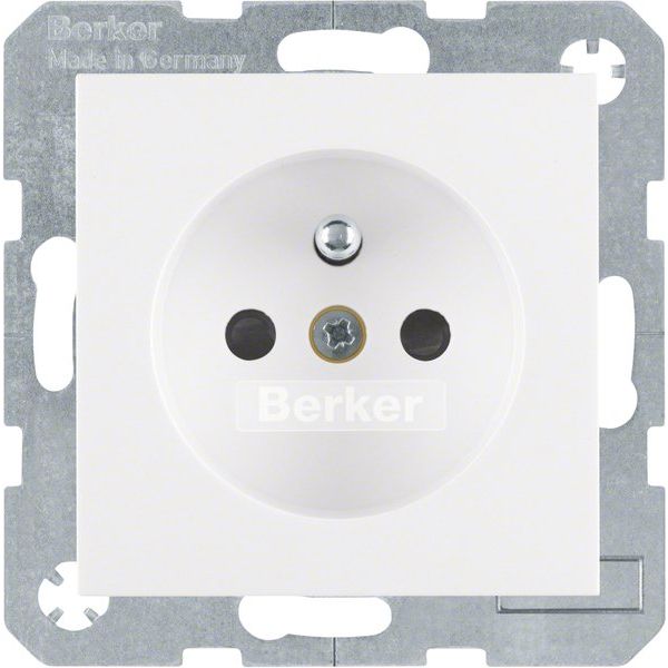 Berker - Steckdose m.Schutzkontakt 6768768989 S.1/B