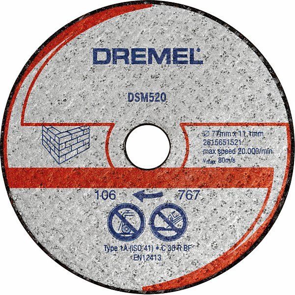 Bosch - Trenn-/Schleifscheibe DREMEL DSM20 2615S520JB Mauerwerk-Trennschei