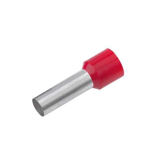 Cimco Werkzeuge - Aderendhülse Isol. Aderendhülse 187007 1,0qmmx 6mm, rot − 100 Stück