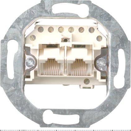 Gira - Einsatz/Abdeckung für Kommunikationstechnik Anschlussdose 018700 Cat.3
