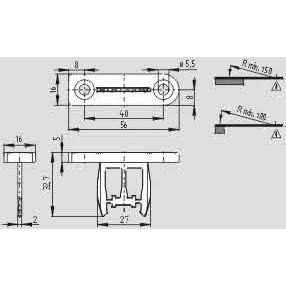 Schmersal - Betätiger für Positionsschalter mit getrenntem Betätiger Betätiger AZM 161-B1 − 1 Stück by Schmersal
