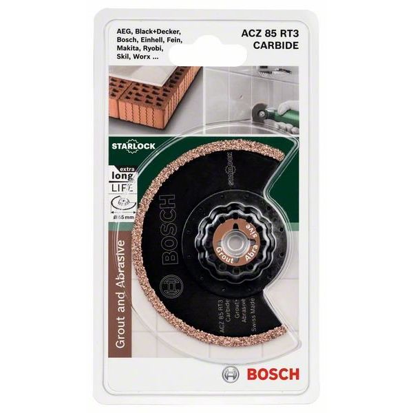 Bosch - Blatt für Oszillierer Segmentsägeb.Starloc 2609256952 ACZ 85 RT3, 85mm