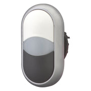Eaton - Frontelement für Drucktaster Doppeldrucktaste M22-DDL-WS beleuch., blanko
